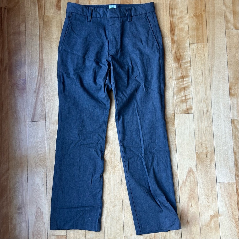 GAP Gray Trousers Straight-Leg Classic Design